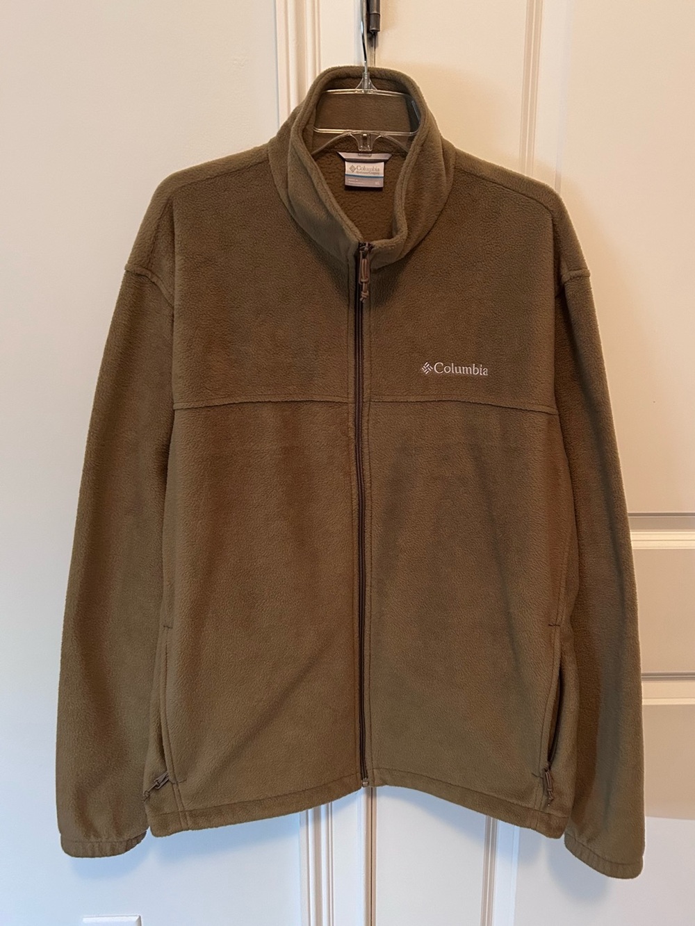 Columbia Men's Brown Fleece Full-Zip Jacket